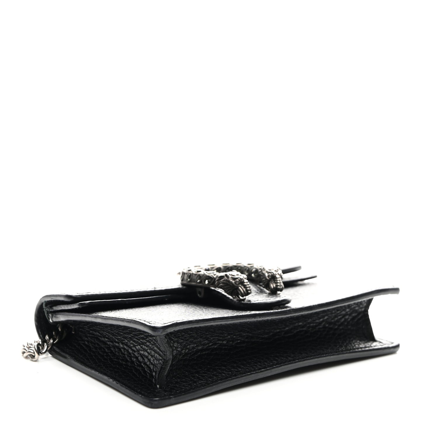 Gucci Dionysus Super Mini Calfskin Leather Bag - Black