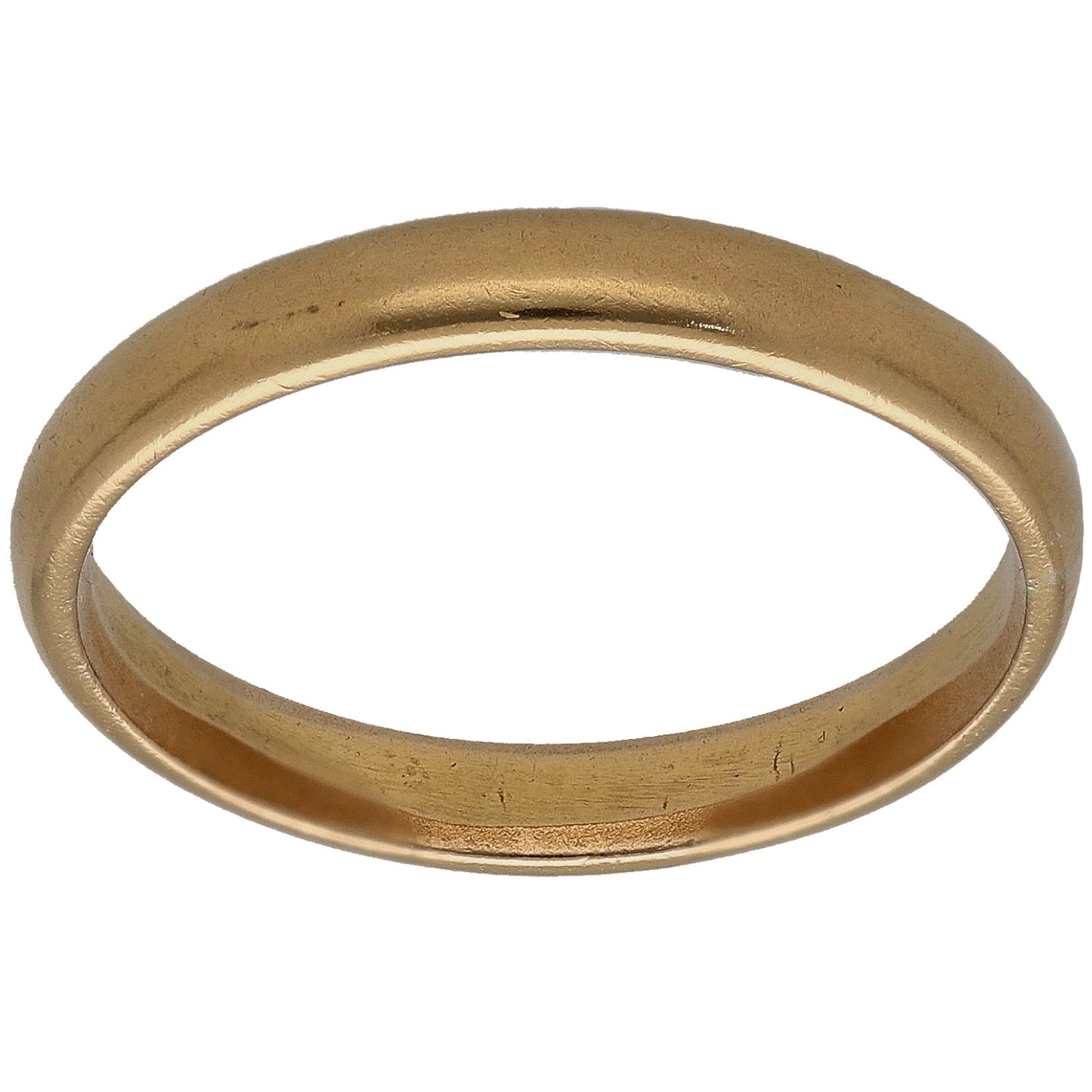 22ct Gold Plain Wedding Ring Size O