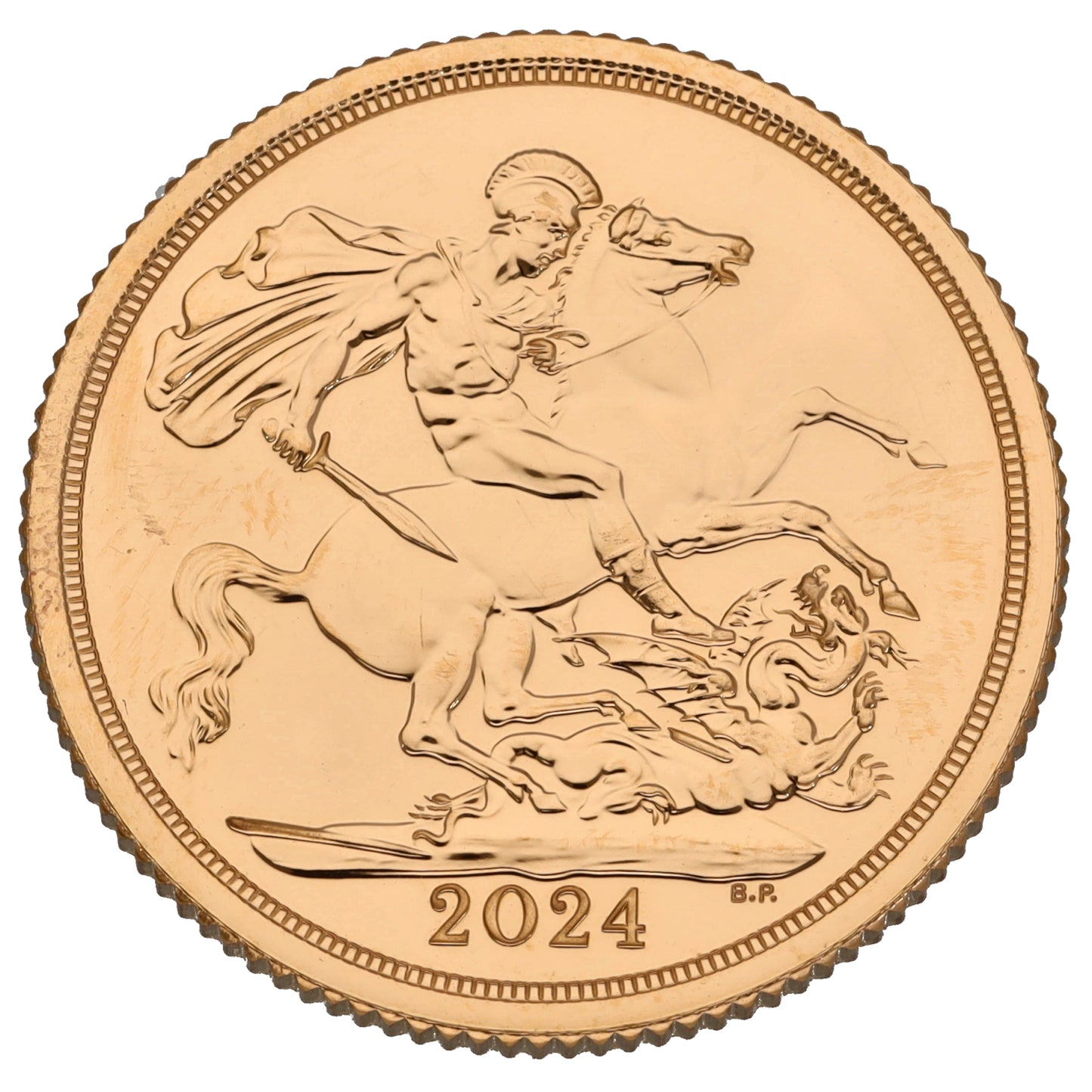 22ct Gold King Charles III Full Sovereign Coin 2024