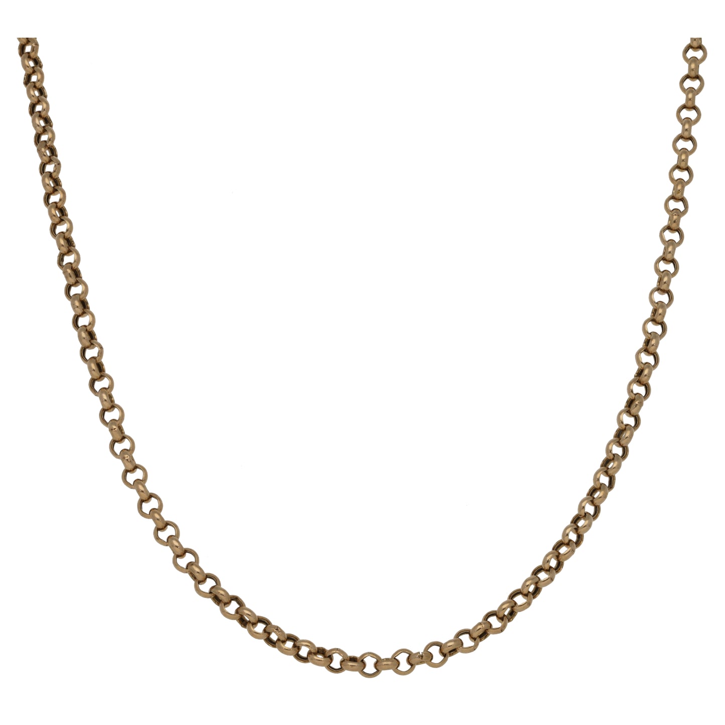 9ct Gold Belcher Chain 18"