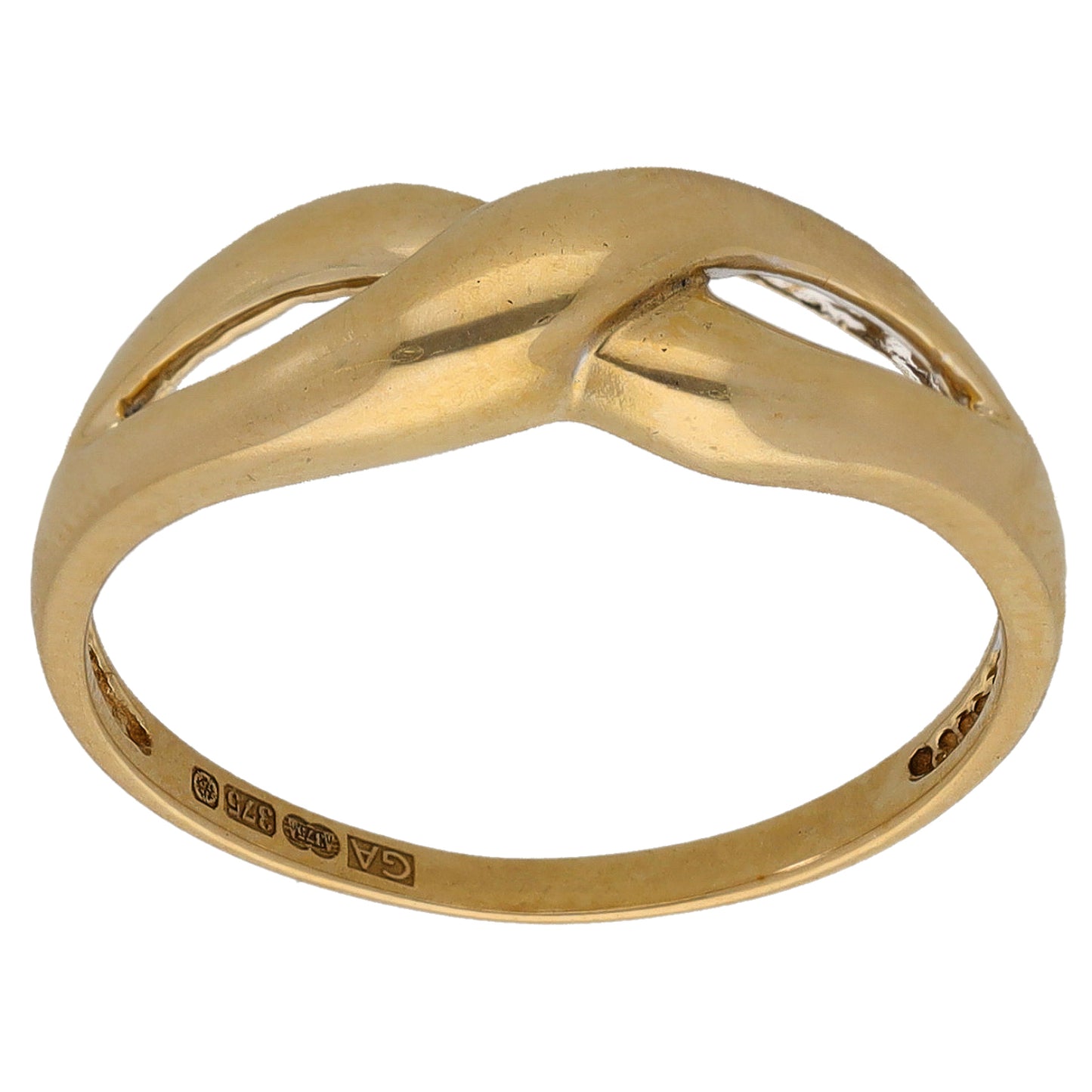 9ct Gold Alternative Ring Size P