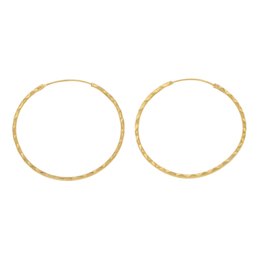 22ct Gold Hoop Earrings