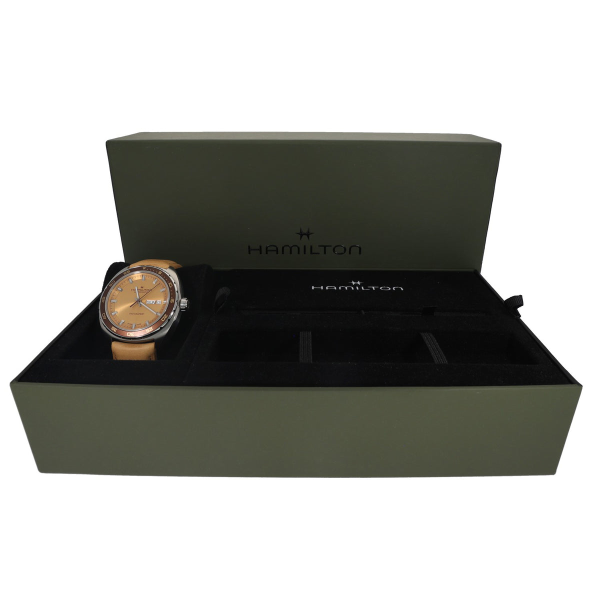 Hamilton American Classic Pan-Europ Day Date H354350 42mm Stainless Steel Watch