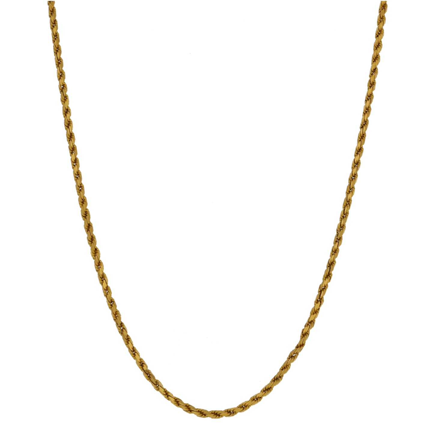 22ct Gold Rope Chain 24"