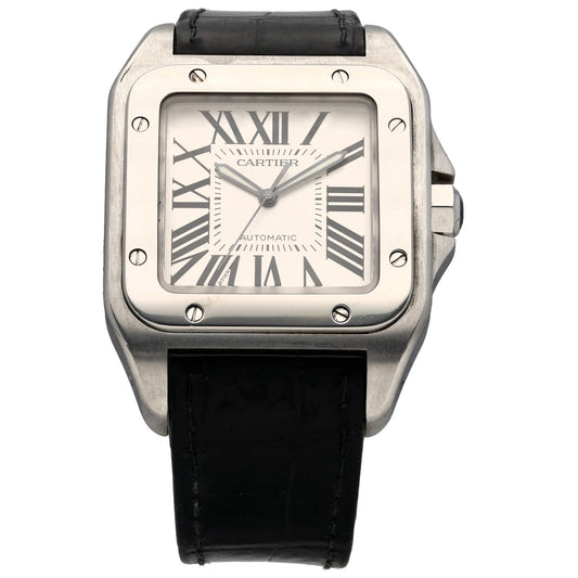 Cartier Santos 100 W20073X8 41mm Stainless Steel Watch