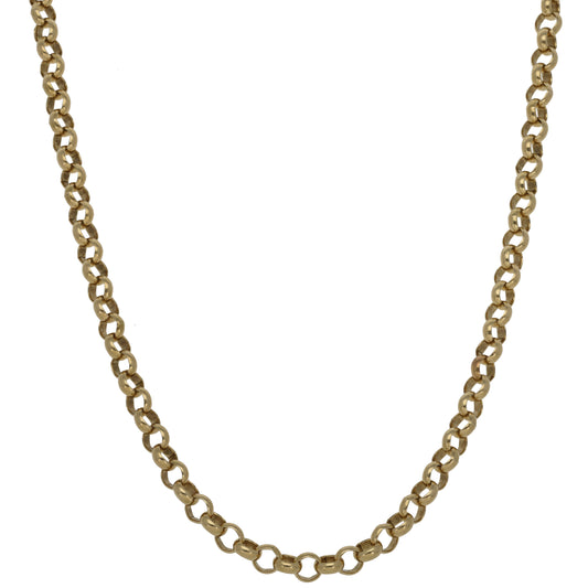 9ct Gold Belcher Chain 20"