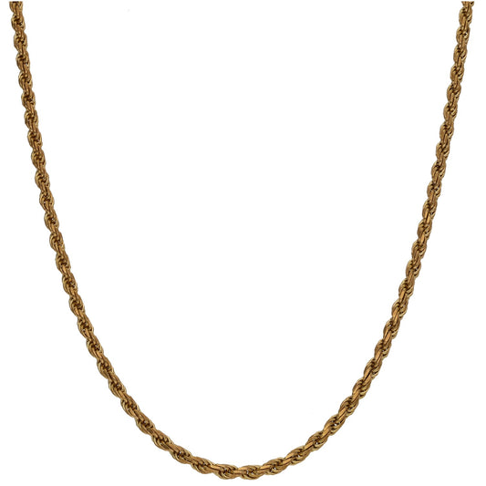 9ct Gold Rope Chain 16"