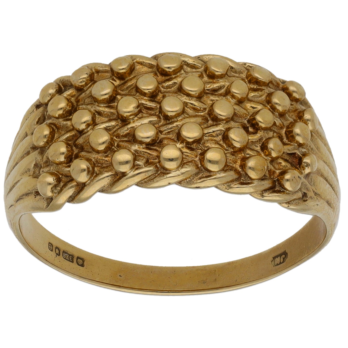 9ct Gold Keeper Ring Size S