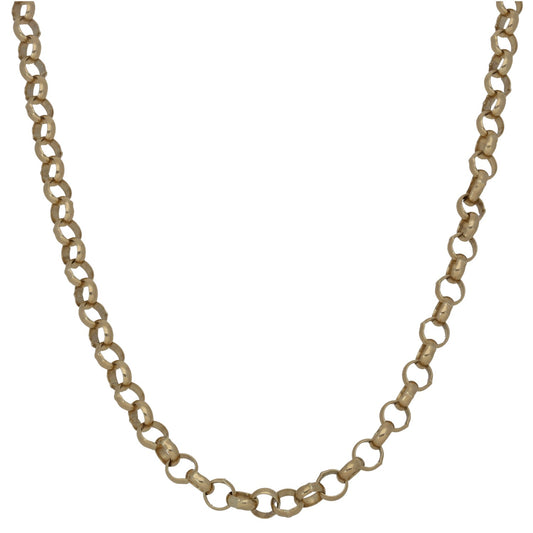9ct Gold Belcher Chain 24"