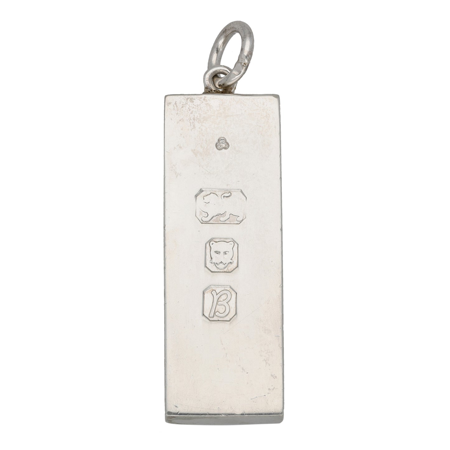 Sterling Silver Ingot Pendant