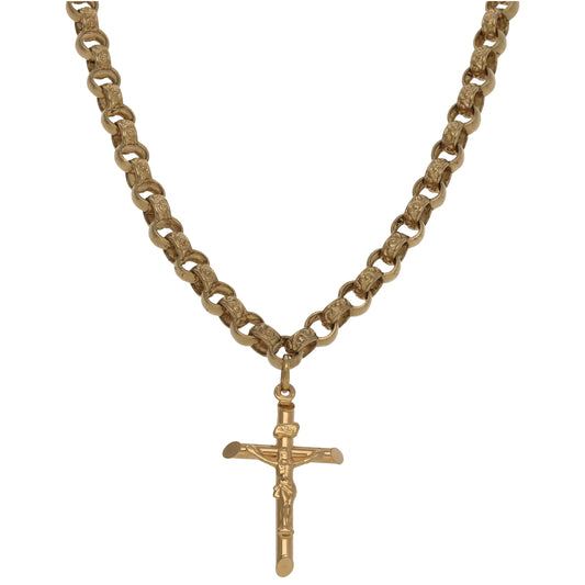 9ct Gold Belcher Chain 20"