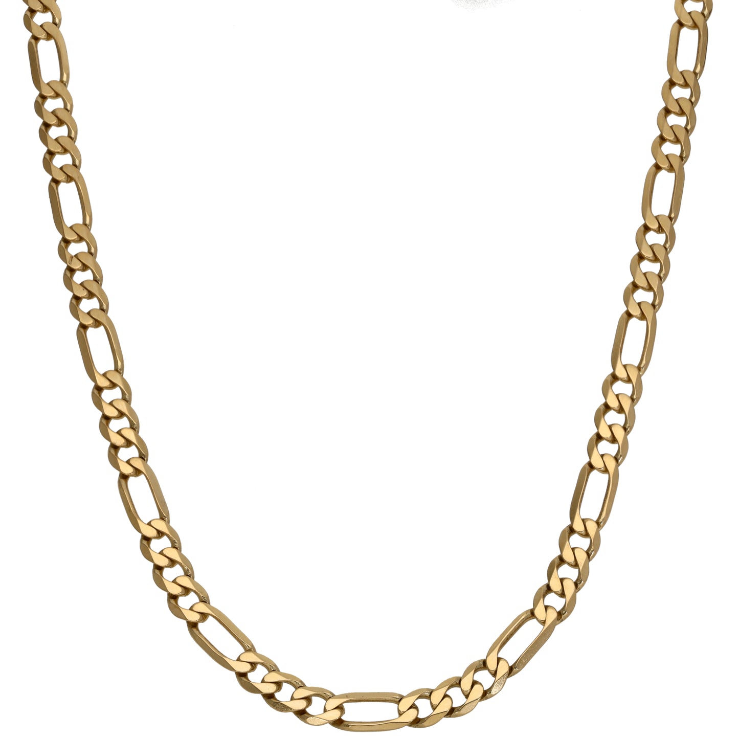 9ct Gold Figaro Chain 19"