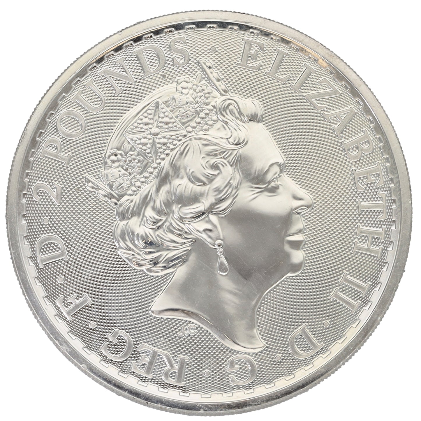 Fine Silver Queen Elizabeth II 1 OZ Britannia Coin 2019