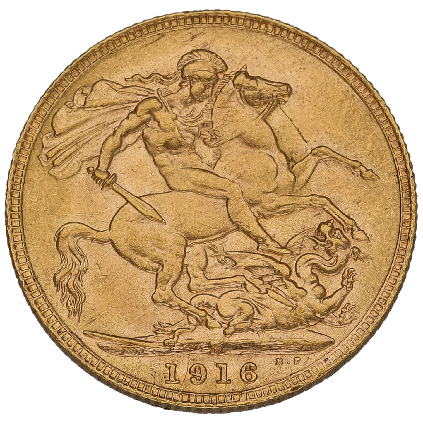 22ct Gold King George V Full Sovereign Coin 1916