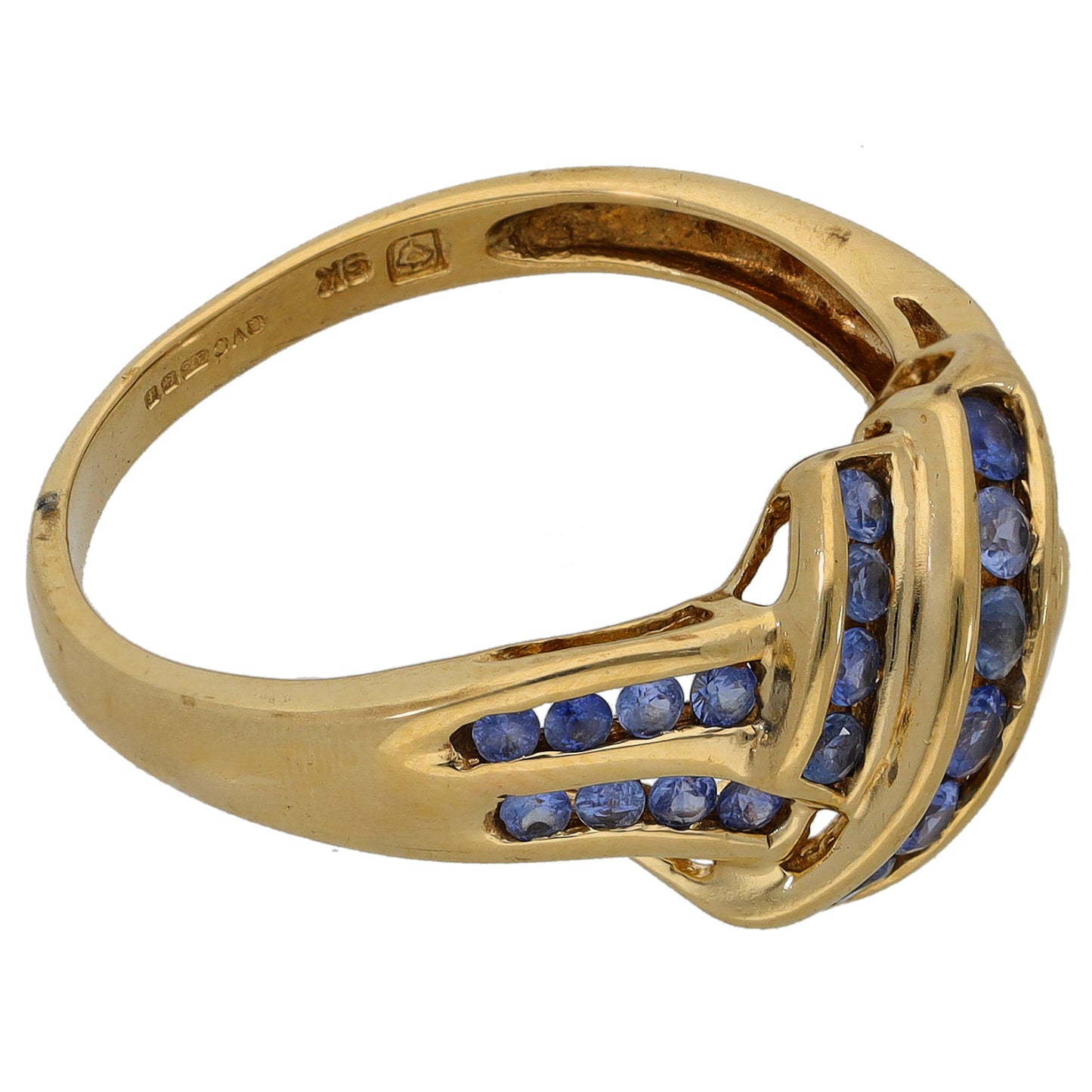9ct Gold Tanzanite Dress/Cocktail Ring Size Q
