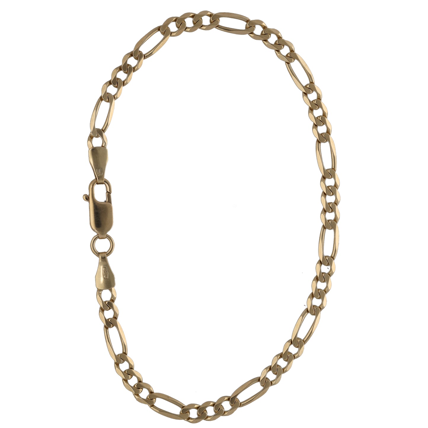 9ct Gold Figaro Bracelet