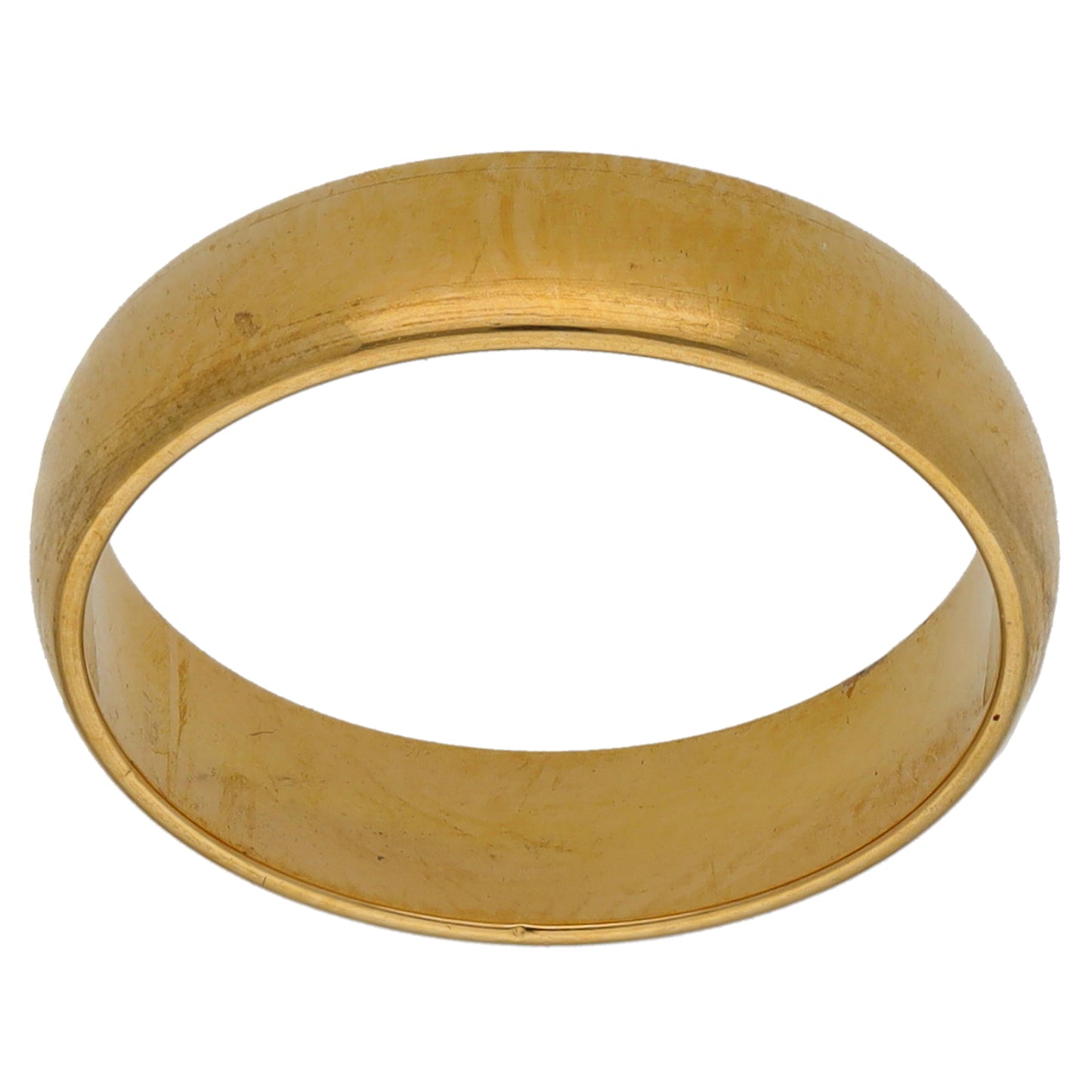 18ct Gold Plain Wedding Ring Size K