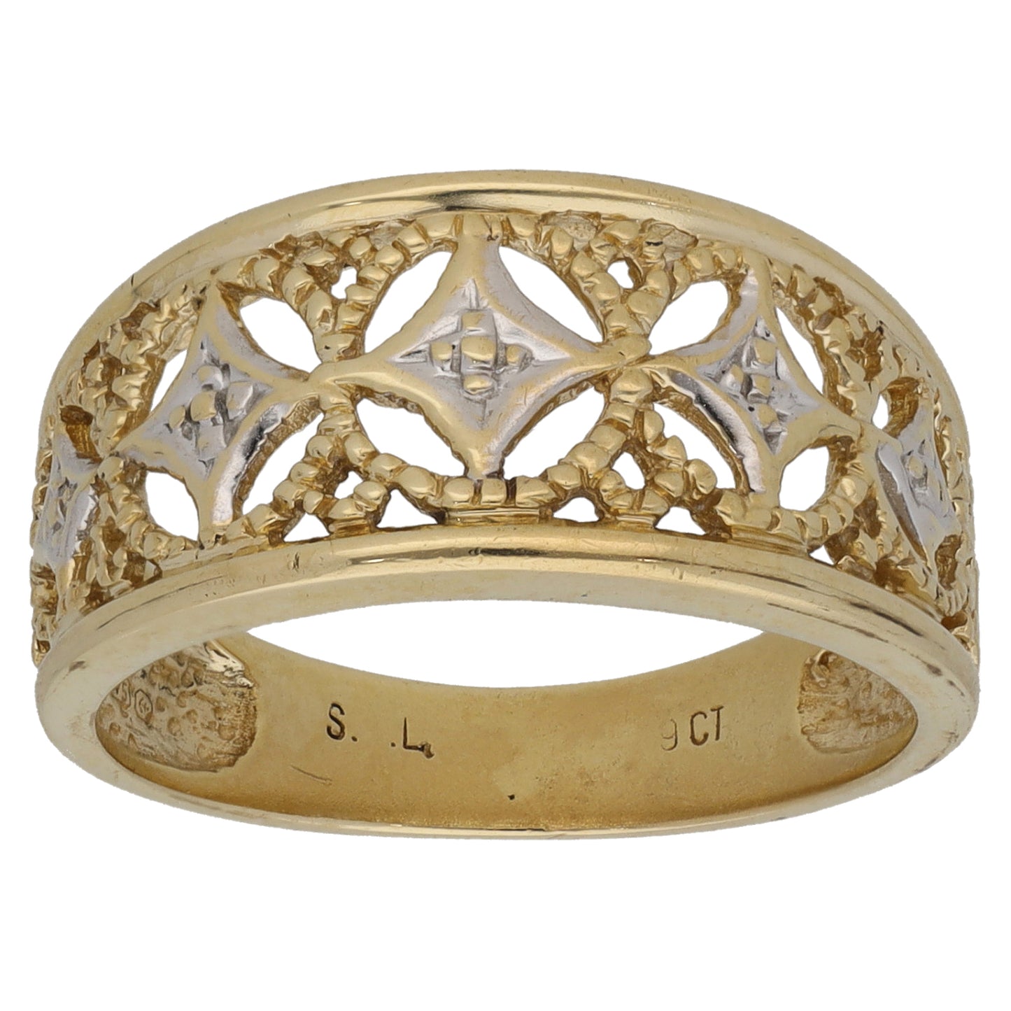 9ct Gold Alternative Ring Size N
