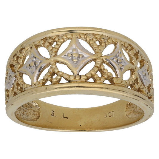 9ct Gold Alternative Ring Size N