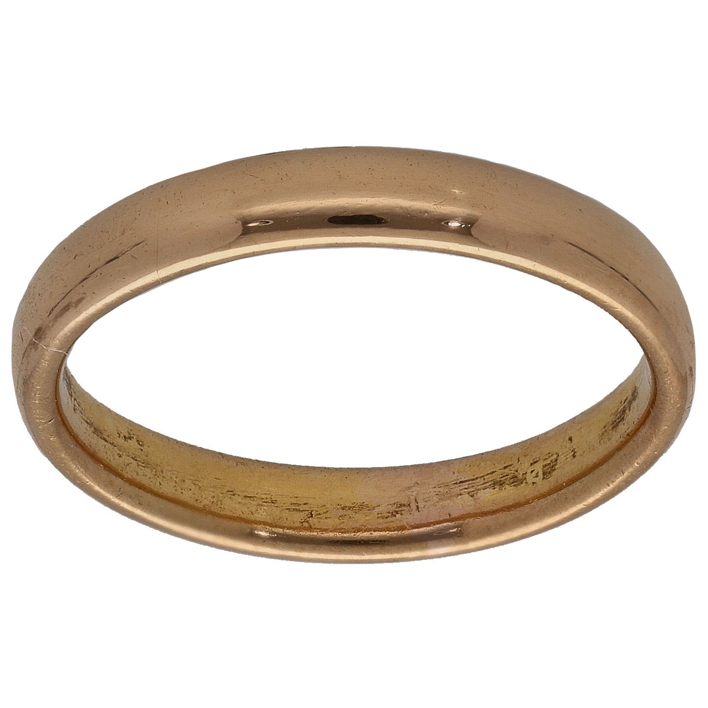 22ct Gold Plain Wedding Ring Size L