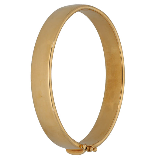 9ct Gold Hinged/Clasp Bangle