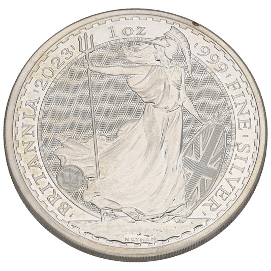 Fine Silver Queen Elizabeth II 1 OZ Britannia Coin 2023
