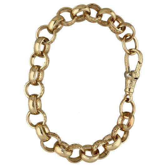 9ct Gold Belcher Bracelet