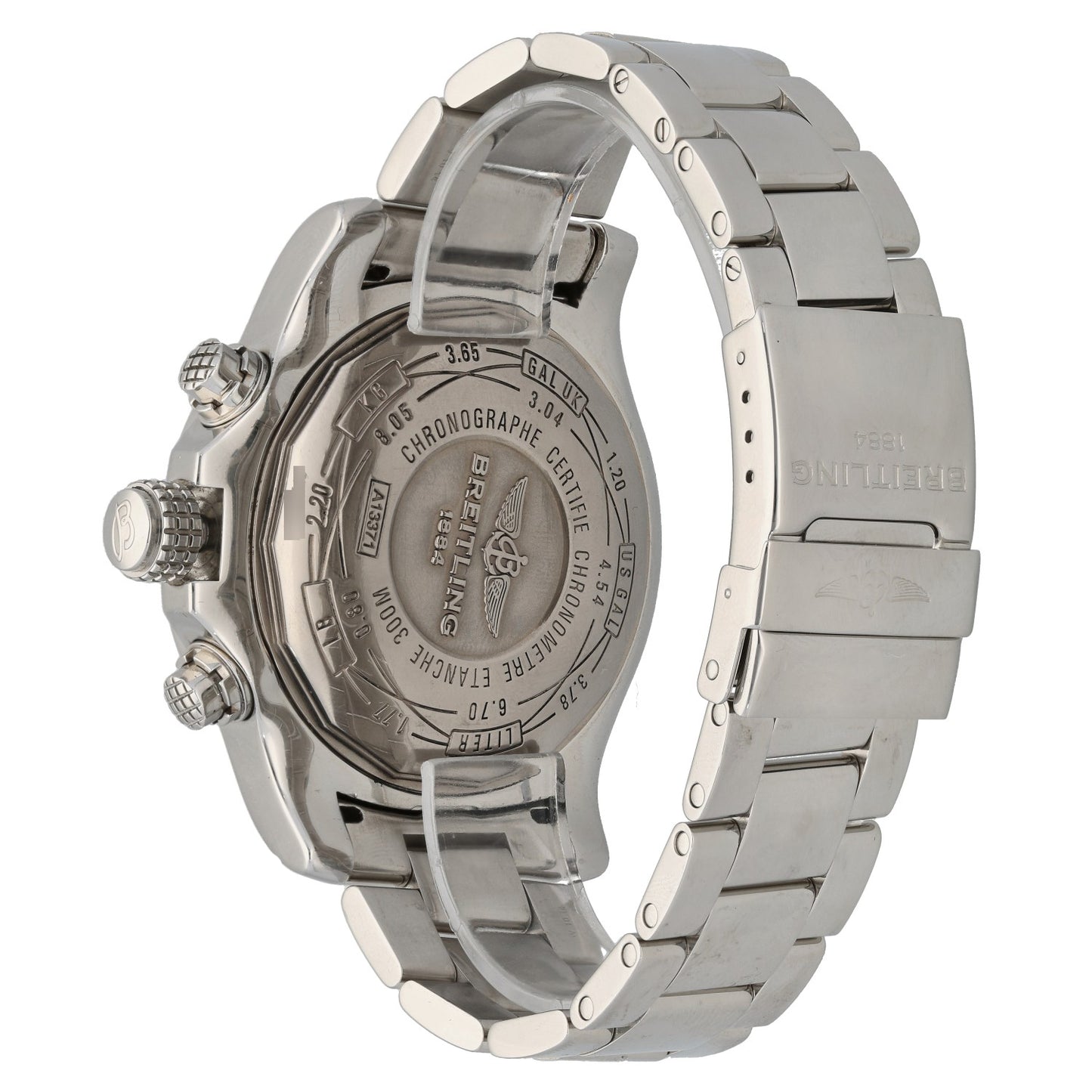 Breitling Super Avenger II A13371 48mm Stainless Steel Watch