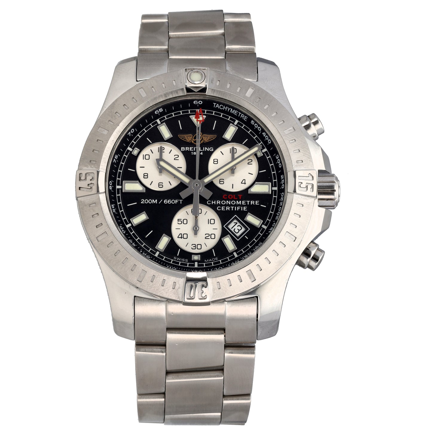 Breitling Colt Chronograph II A73388 44mm Stainless Steel Watch