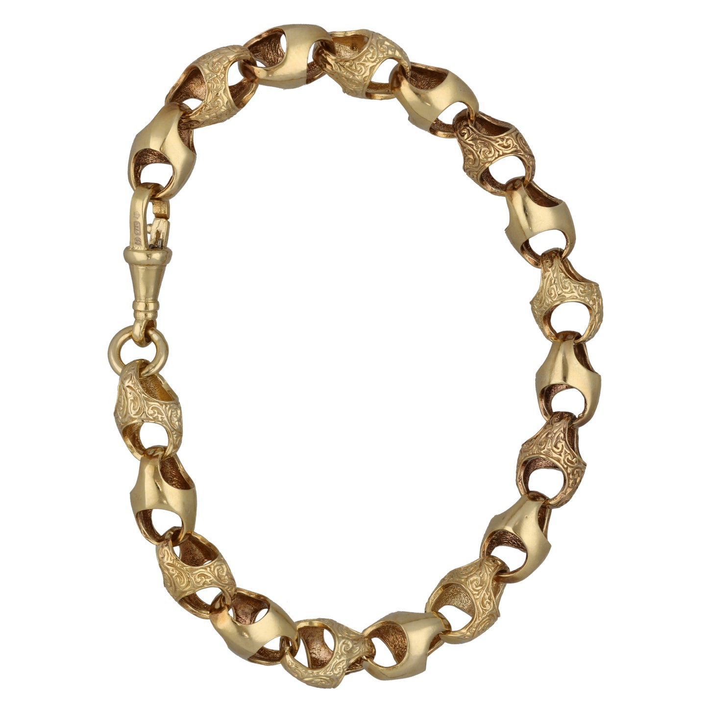 9ct Gold Tulip Bracelet