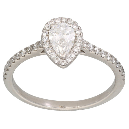 Platinum 0.795ct Diamond Dress/Cocktail Ring P