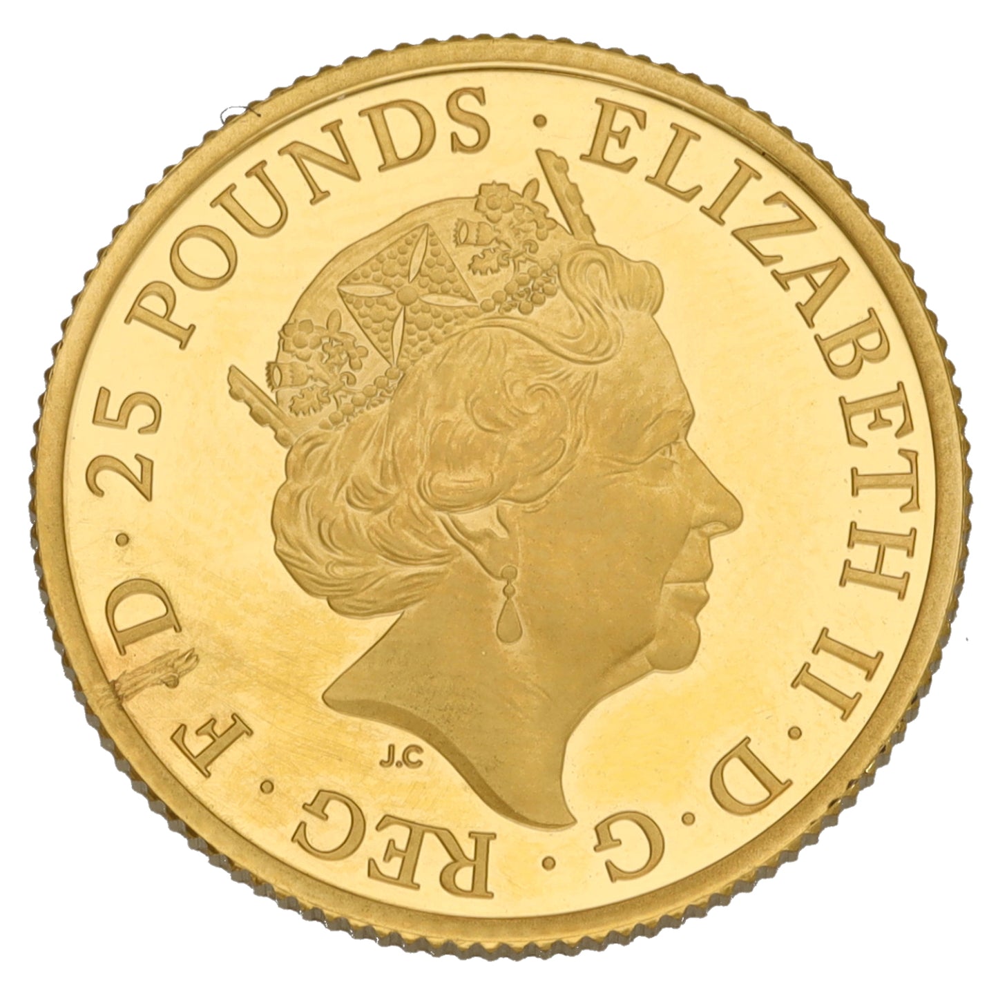24ct Gold Queen Elizabeth II 1/4 OZ Britannia Coin 2022