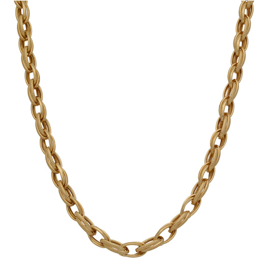 9ct Gold Belcher Chain 18"