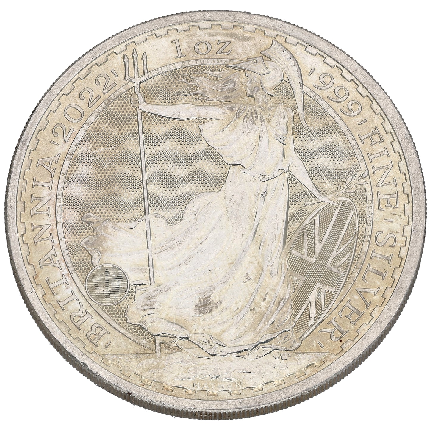 Fine Silver Queen Elizabeth II 1 OZ Britannia Coin 2022