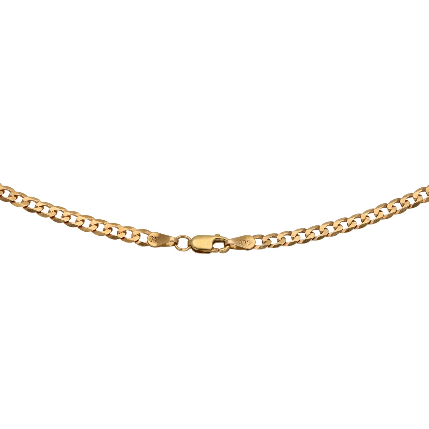 9ct Gold Curb Chain 24"