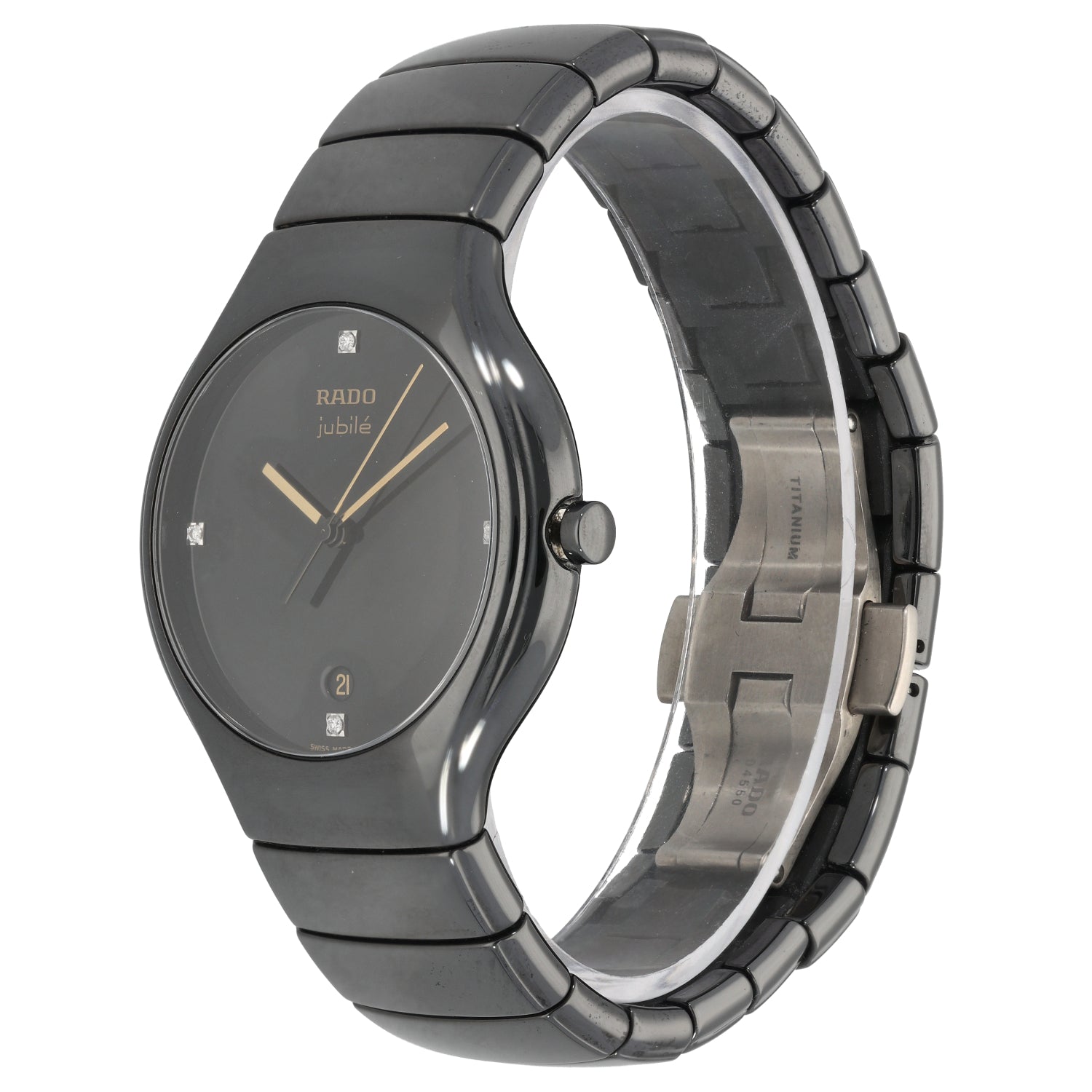 Rado True 115.0653.3 40mm Ceramic Watch Reduced H T