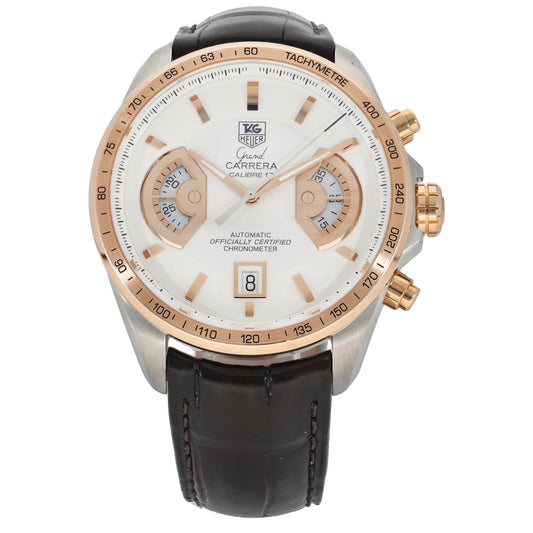 Tag Heuer Grand Carrera CAV515B 43mm Bi-Colour Watch