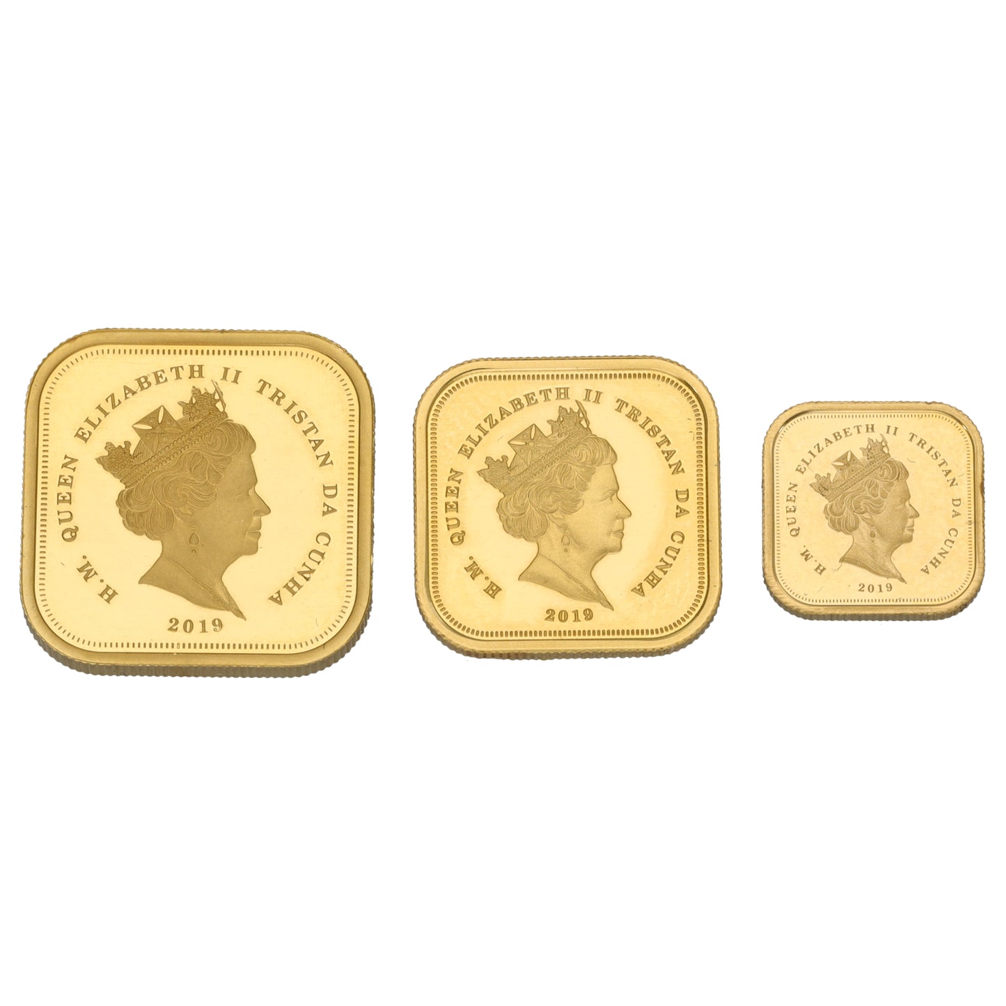 22ct Gold Britannia Four Sided Gold Sovereign Coin Set 2019