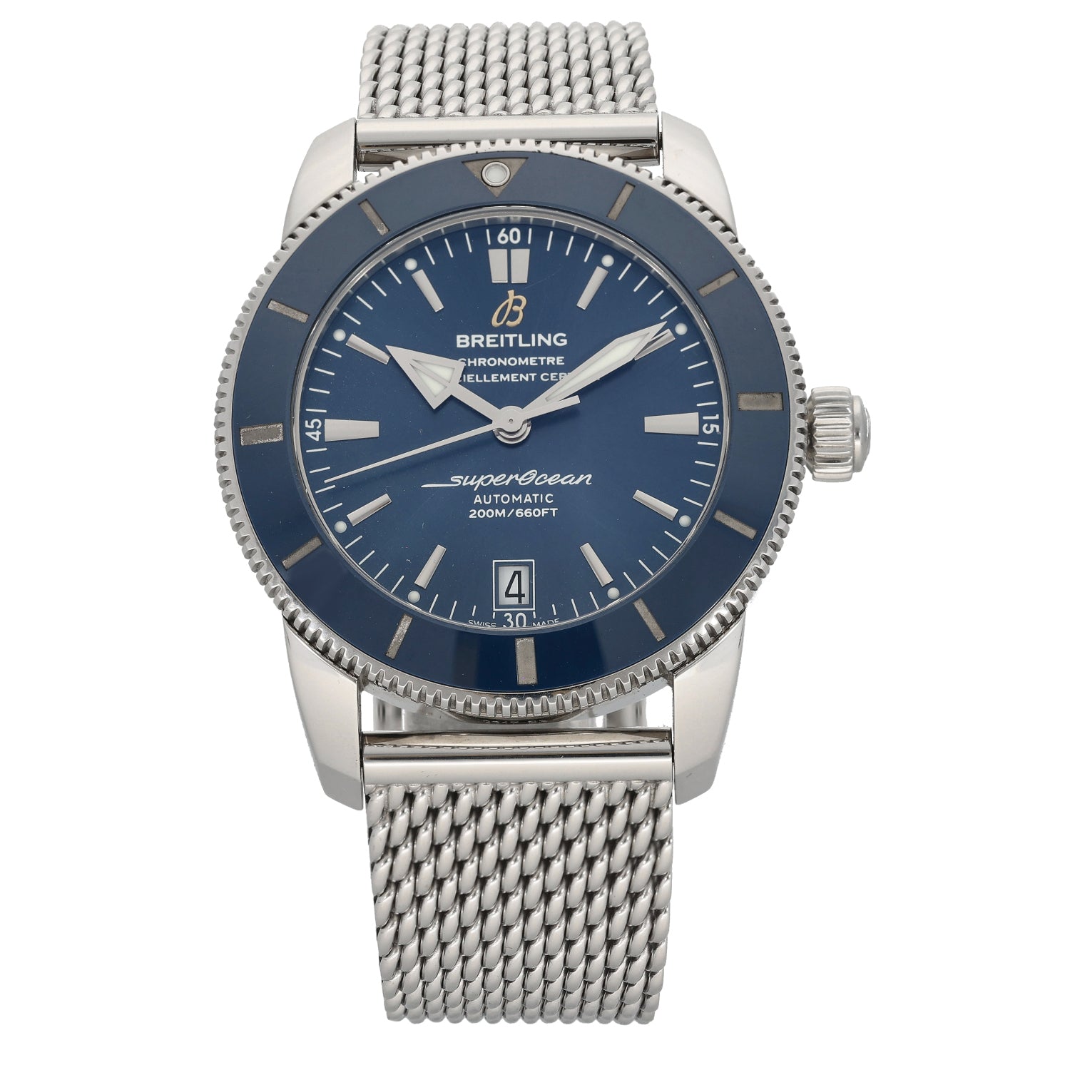 Ab2010 Breitling Superocean Heritage II AB2010 42mm Stainless Steel Watch | H&T