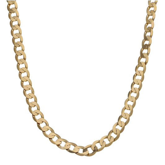 9ct Gold Curb Chain 20"