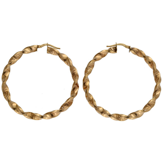 14ct Gold Hoop Earrings