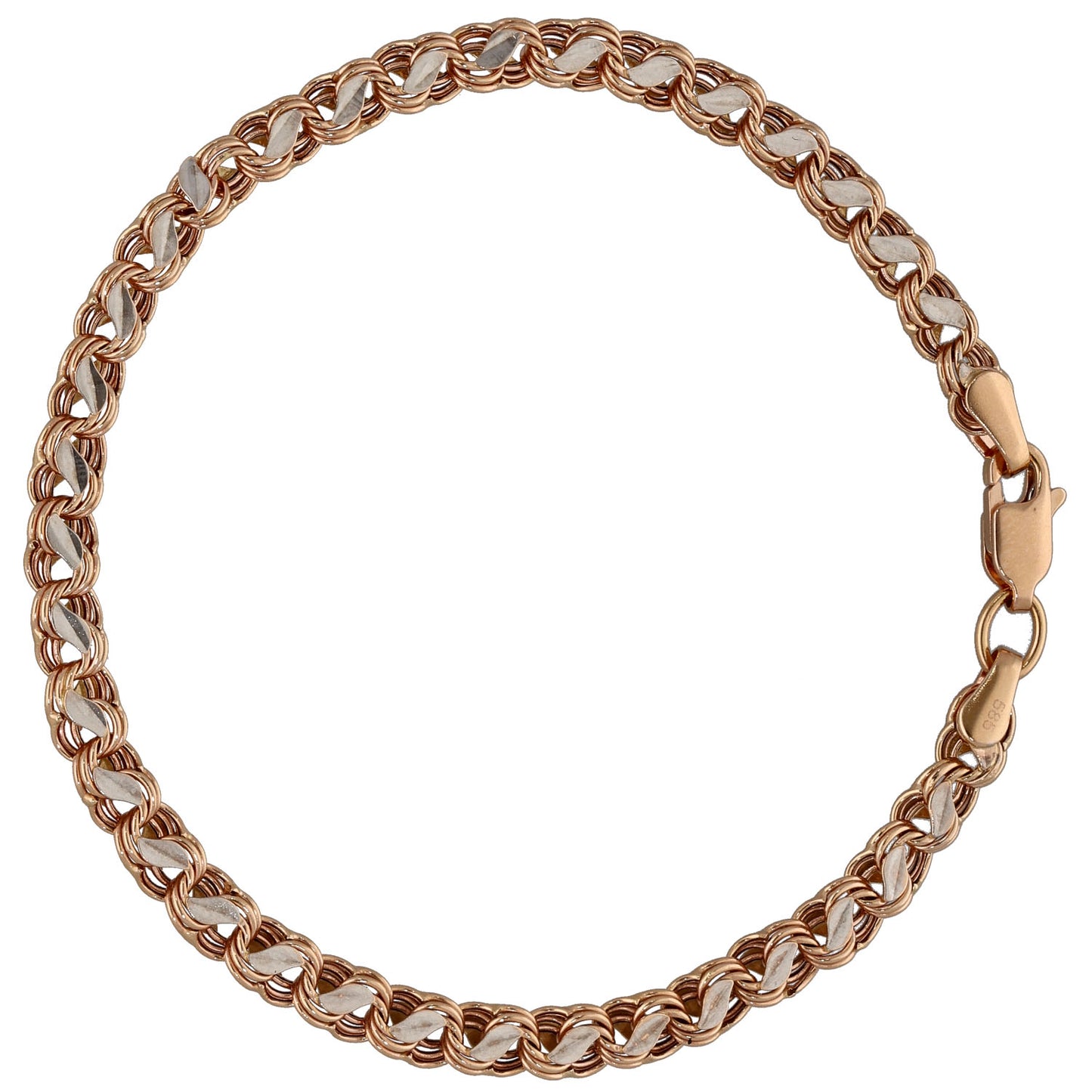 14ct Bi-Colour Gold Fancy Bracelet