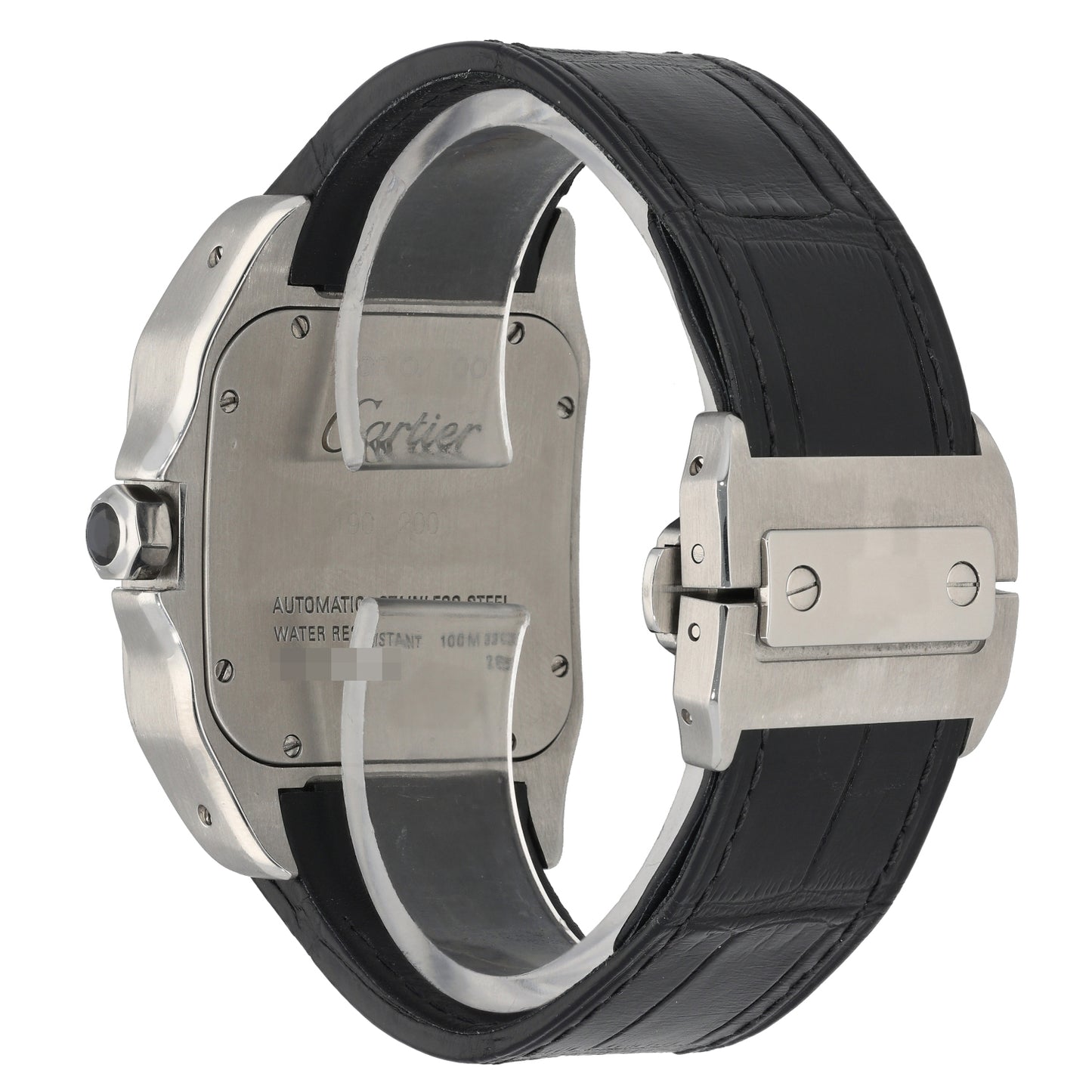 Cartier Santos 100 W20076X8 38mm Stainless Steel Watch