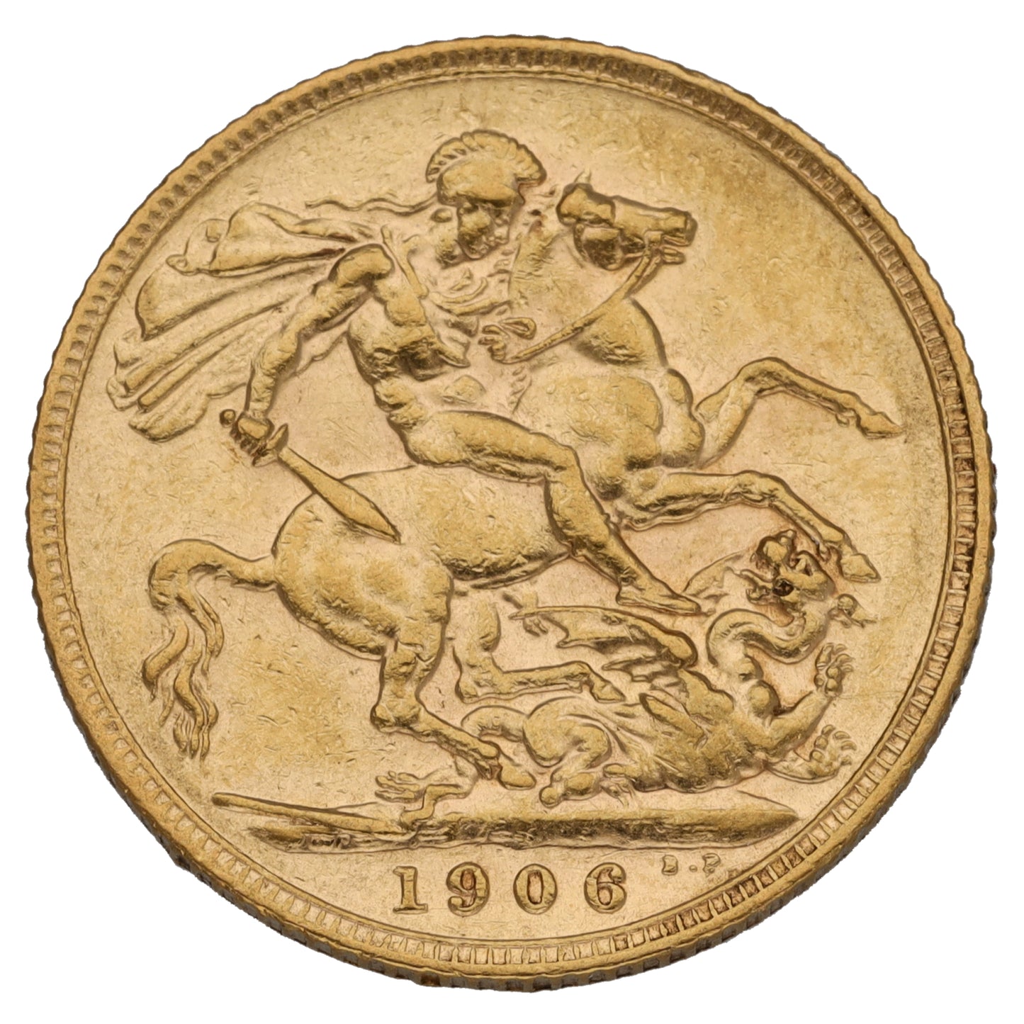 22ct Gold King Edward VII Full Sovereign Coin 1906