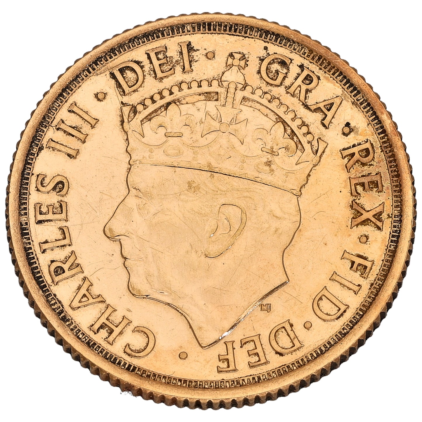 22ct Gold King Charles III Full Sovereign Coin 2023