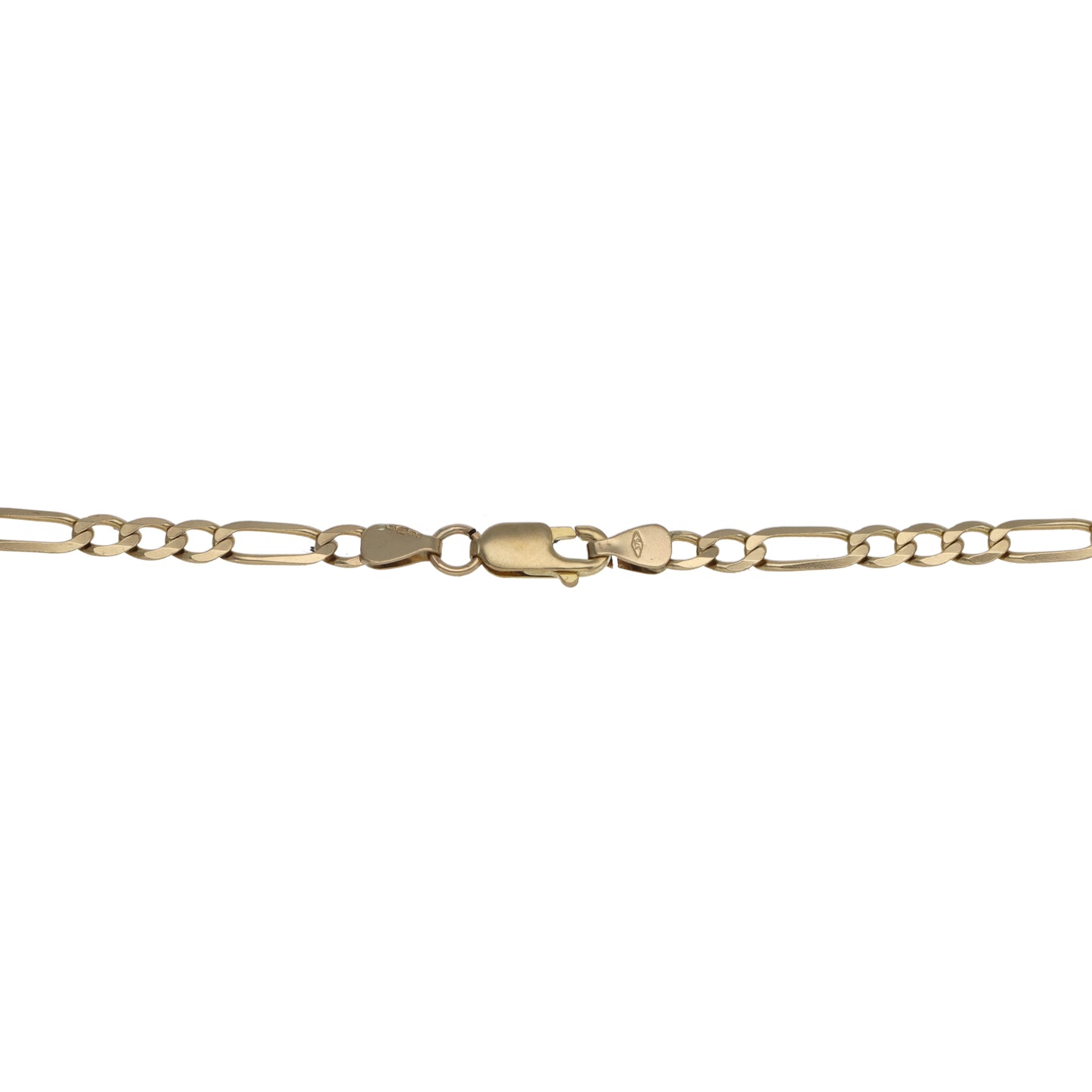 9ct Gold Figaro Chain 18"