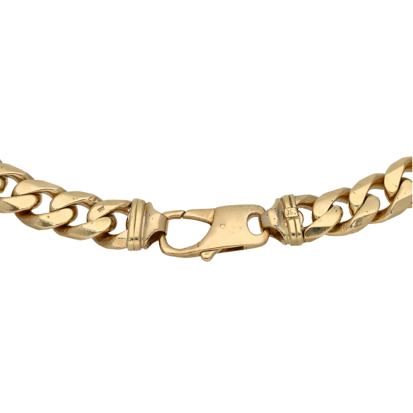 9ct Gold Curb Chain 22"