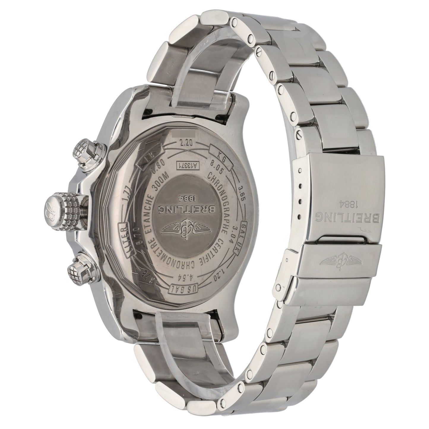 Breitling Super Avenger II A13371 48mm Stainless Steel Watch