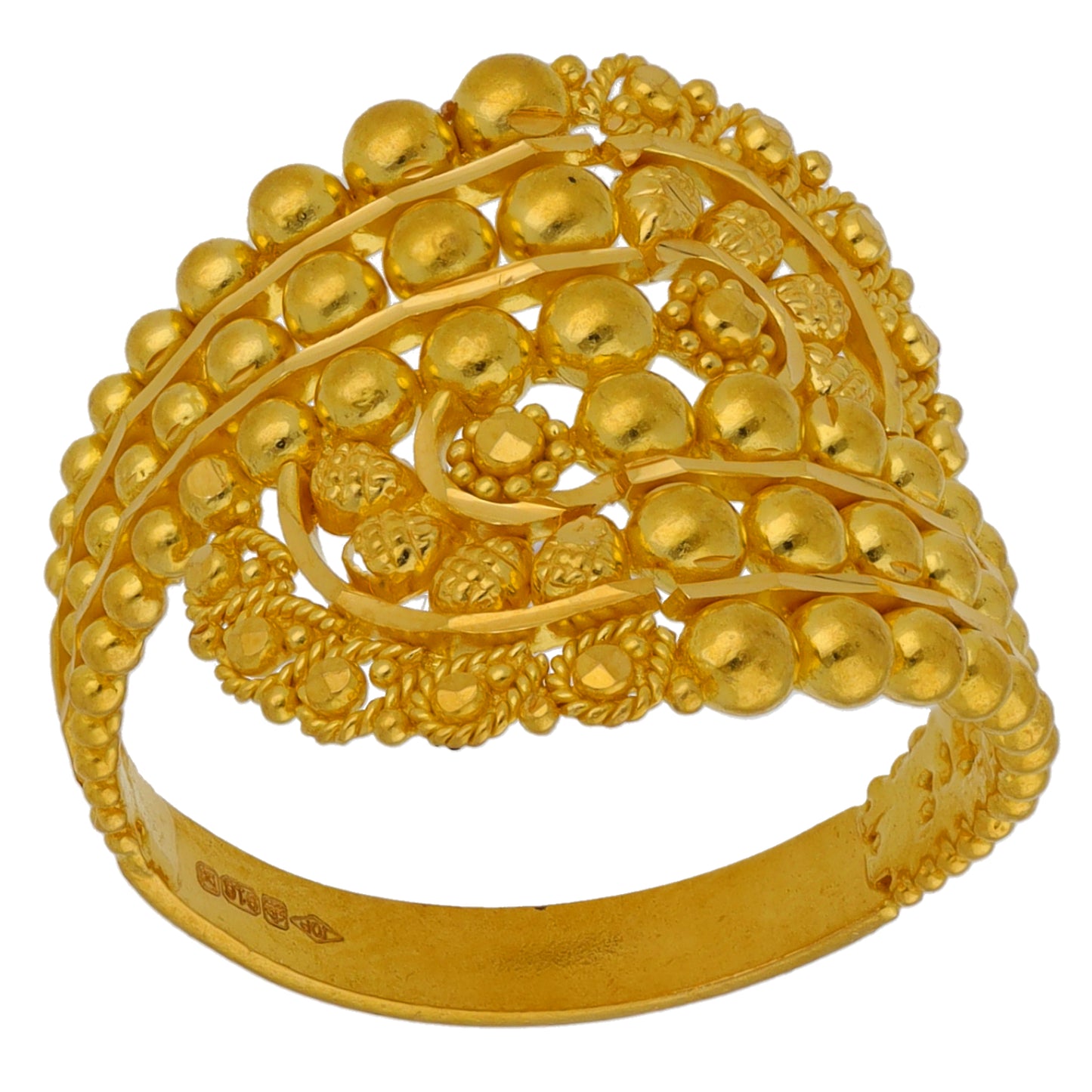 22ct Gold Alternative Ring Size M