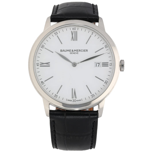 Baume Et Mercier Classima 65809 40mm Stainless Steel Watch